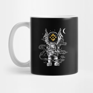 Astronaut Binance BNB Coin To The Moon Crypto Token Cryptocurrency Wallet Birthday Gift For Men Women Kids Mug